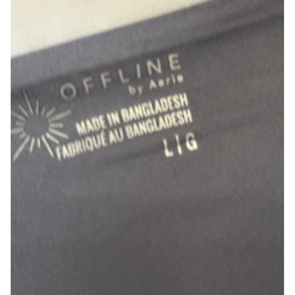 NWT Offline by Aerie Gray Pleated Mini Skirt Skort Womens Large Button Front